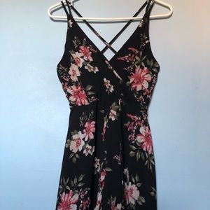 [francesca’s] Floral Maxi Romper
